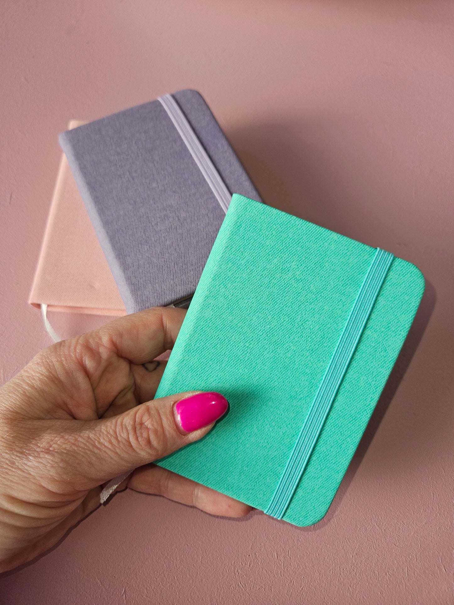 Pocket boekje mint groen