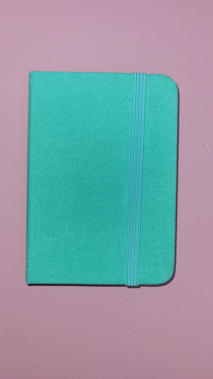 Pocket boekje mint groen
