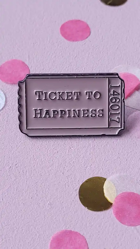 Happiness pin