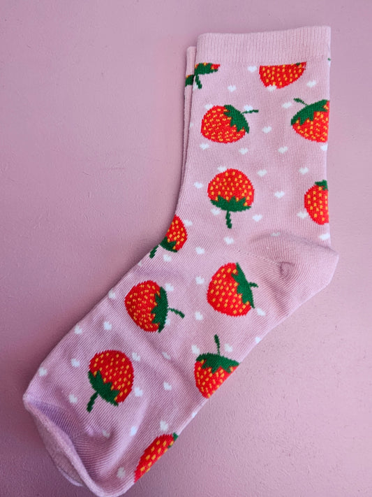 Sokken aardbei