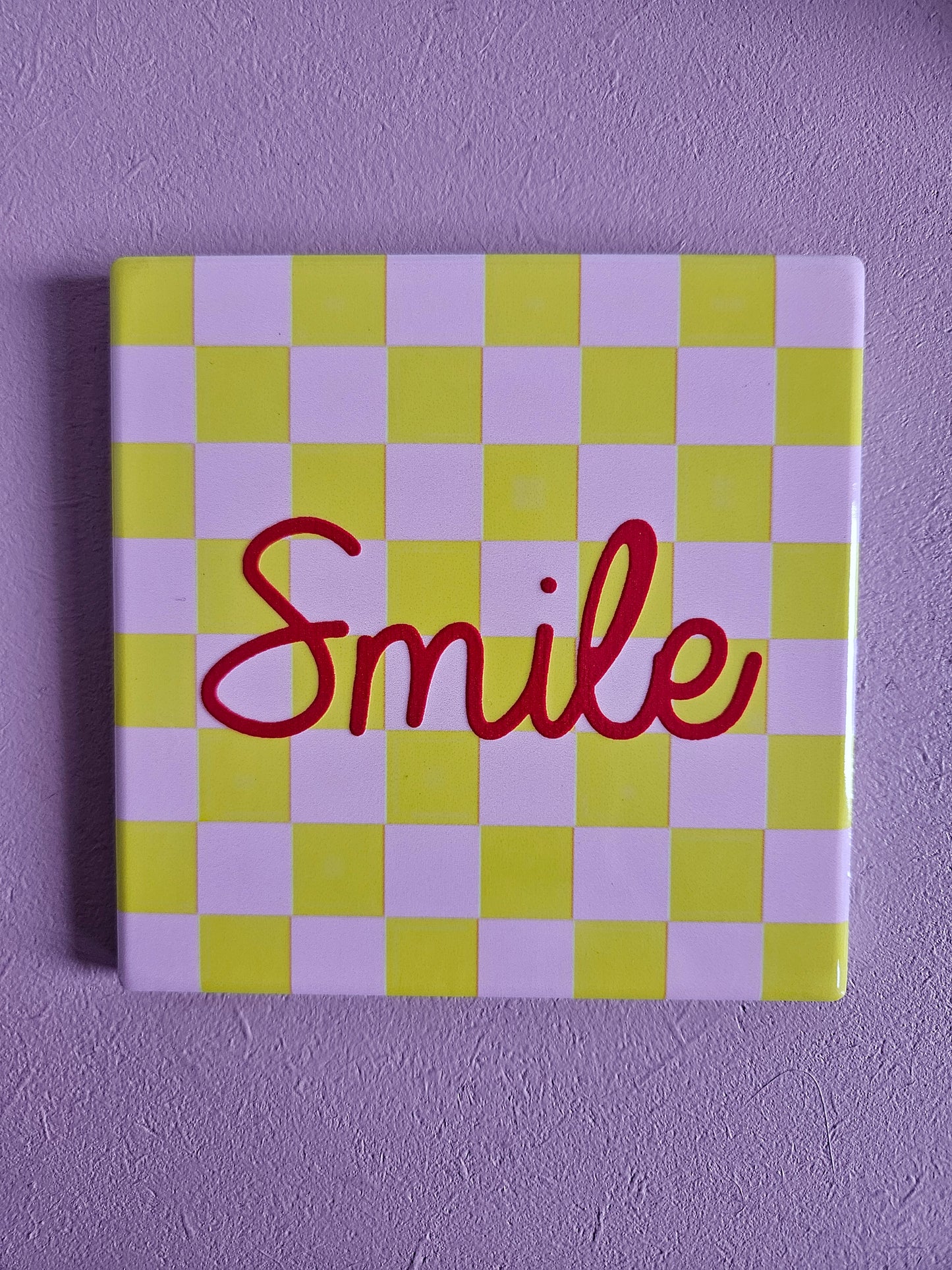 Tegeltje smile