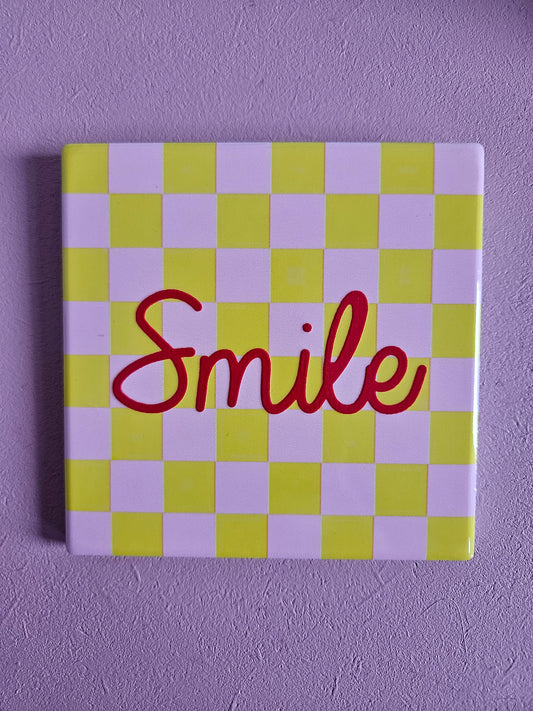 Tegeltje smile