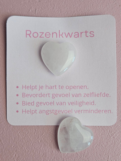 Rozen kwarts hartje